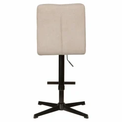 PTMD Barstoel Milan creme in hoogte verstelbaar New