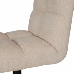 PTMD Barstoel Milan creme in hoogte verstelbaar New