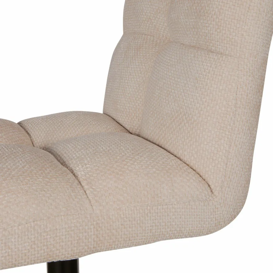 PTMD Barstoel Milan creme in hoogte verstelbaar New