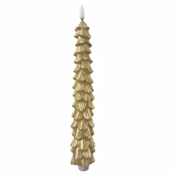 PTMD Dinerkaars LED Kerstboom goud set van 2