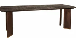PTMD Eettafel Liber mango bruin gouden poot 240 cm Discount