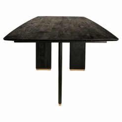 PTMD Eettafel Liber mango zwart gouden poot 240 cm Best