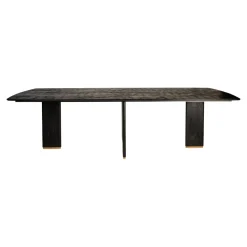 PTMD Eettafel Liber mango zwart gouden poot 240 cm Best