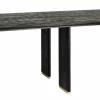 PTMD Eettafel Liber mango zwart gouden poot 280 cm Online