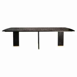 PTMD Eettafel Liber mango zwart gouden poot 280 cm Online