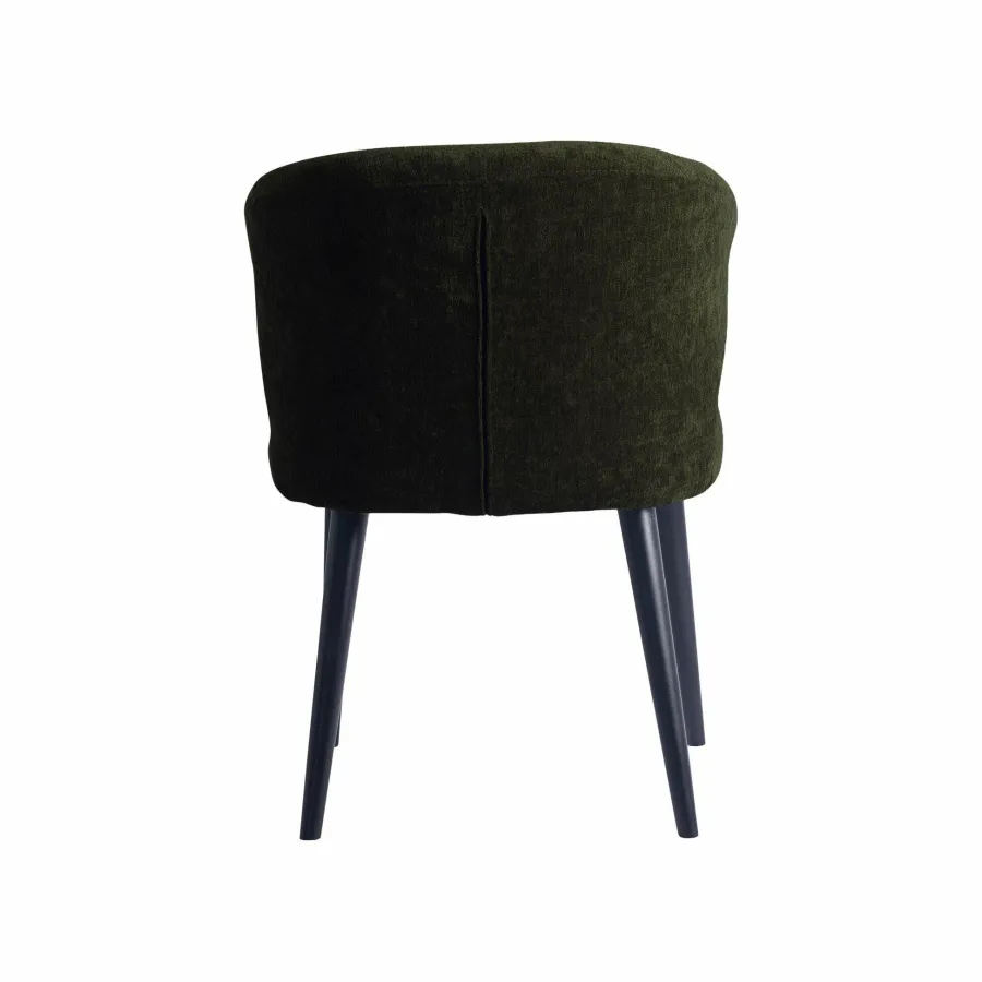 PTMD Eettafelstoel Fiori groen met houten poten Hot