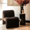 PTMD Fauteuil Oslo teddy coffee Discount