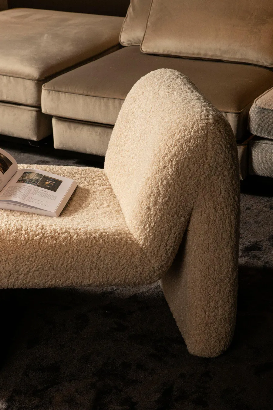 PTMD Fauteuil Oslo teddy beige Hot