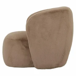 PTMD Fauteuil Aphrodite fur mokka Discount