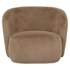 PTMD Fauteuil Aphrodite fur mokka Discount