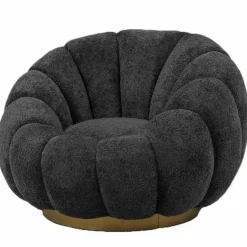 PTMD Fauteuil Daisy Euphoria Antraciet Outlet