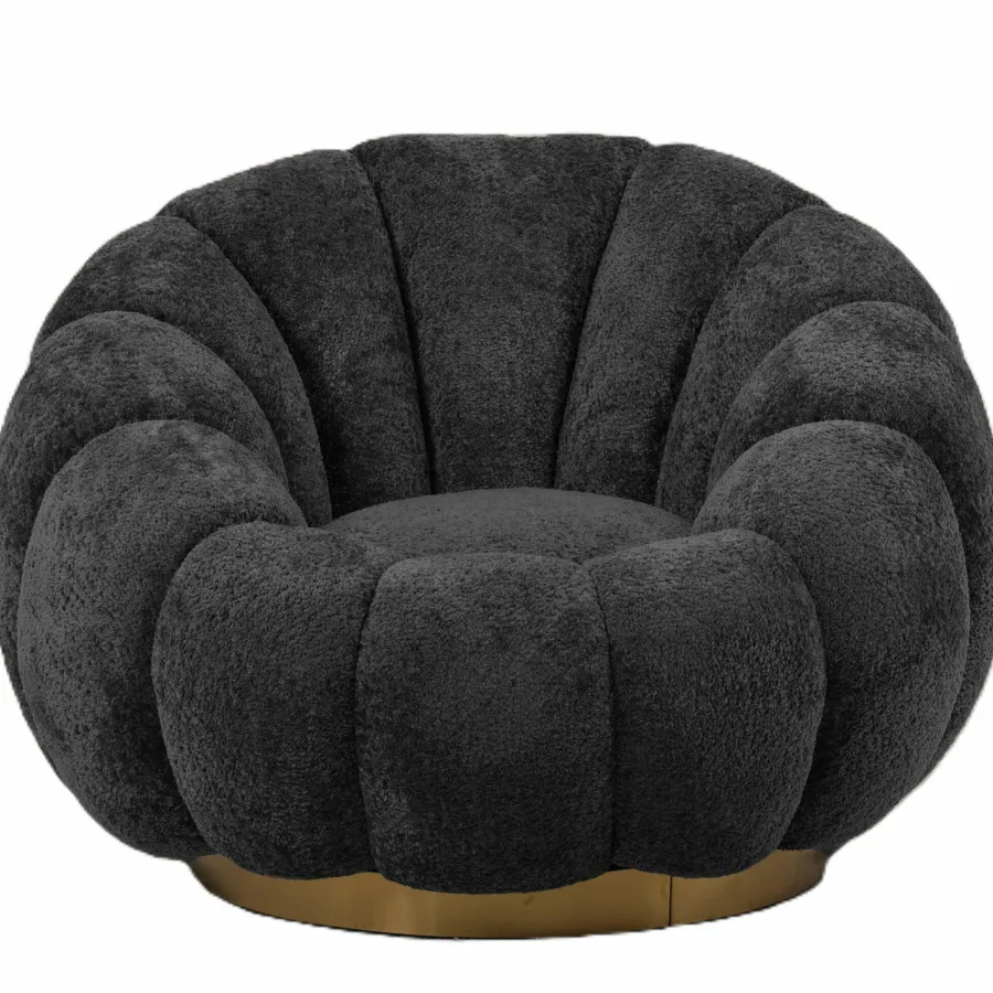 PTMD Fauteuil Daisy Euphoria Antraciet Outlet