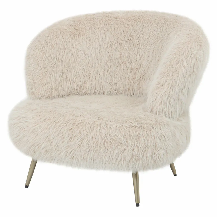 PTMD Fauteuil Franklyn Hair beige Online