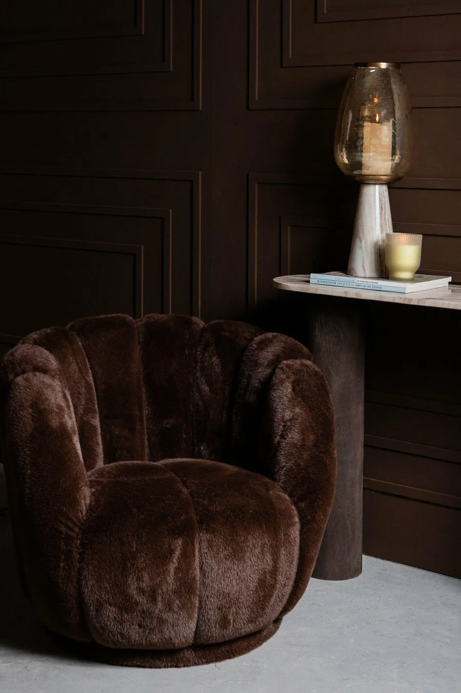 PTMD Fauteuil Furia donkerbruin Online