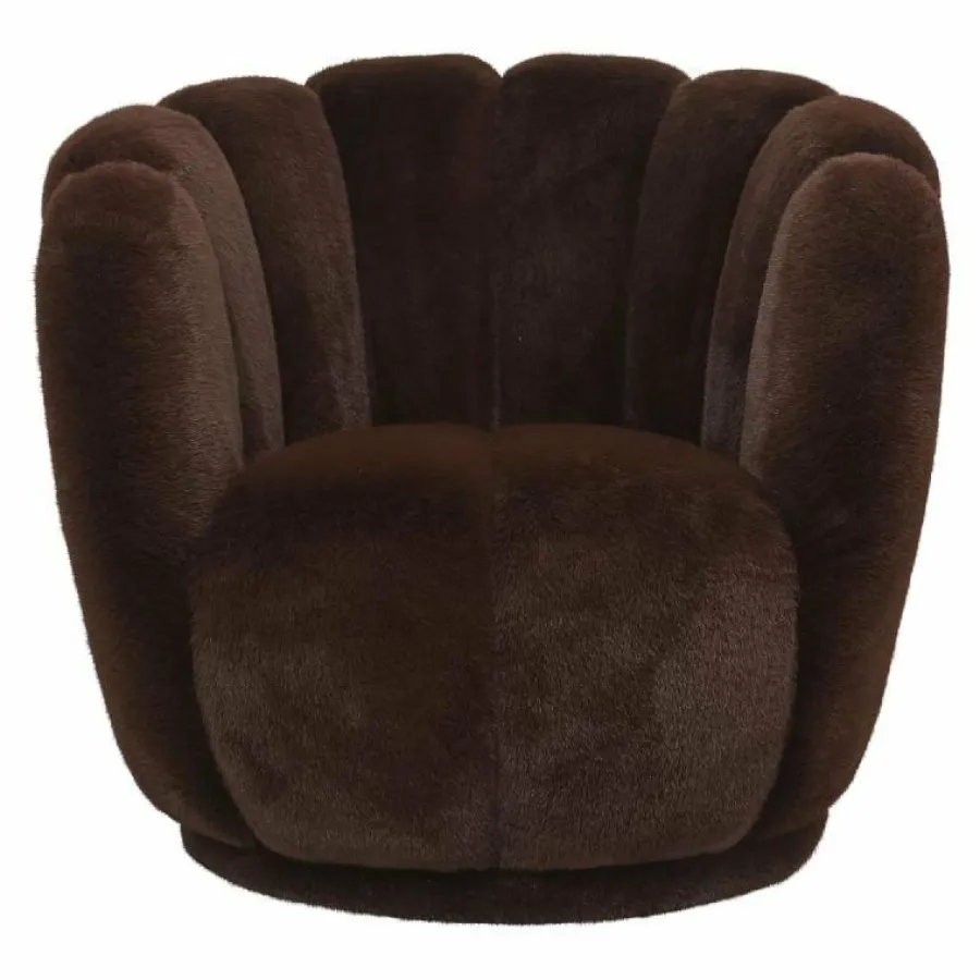 PTMD Fauteuil Furia donkerbruin Online