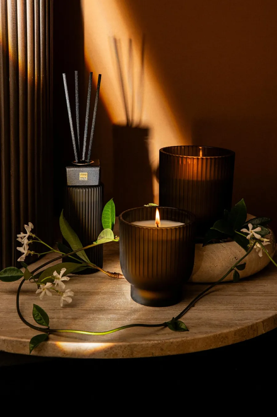 PTMD Geurkaars New Elements woody bouquet S Outlet