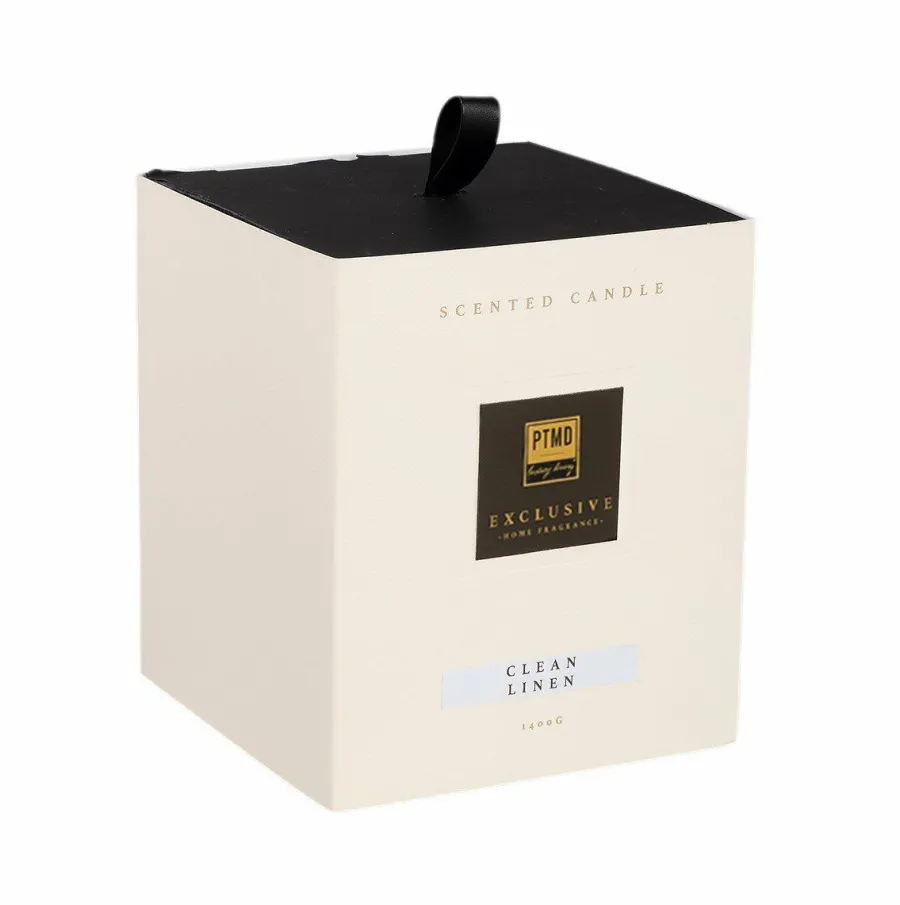 PTMD Geurkaars Exclusive clean linen 900gr Sale