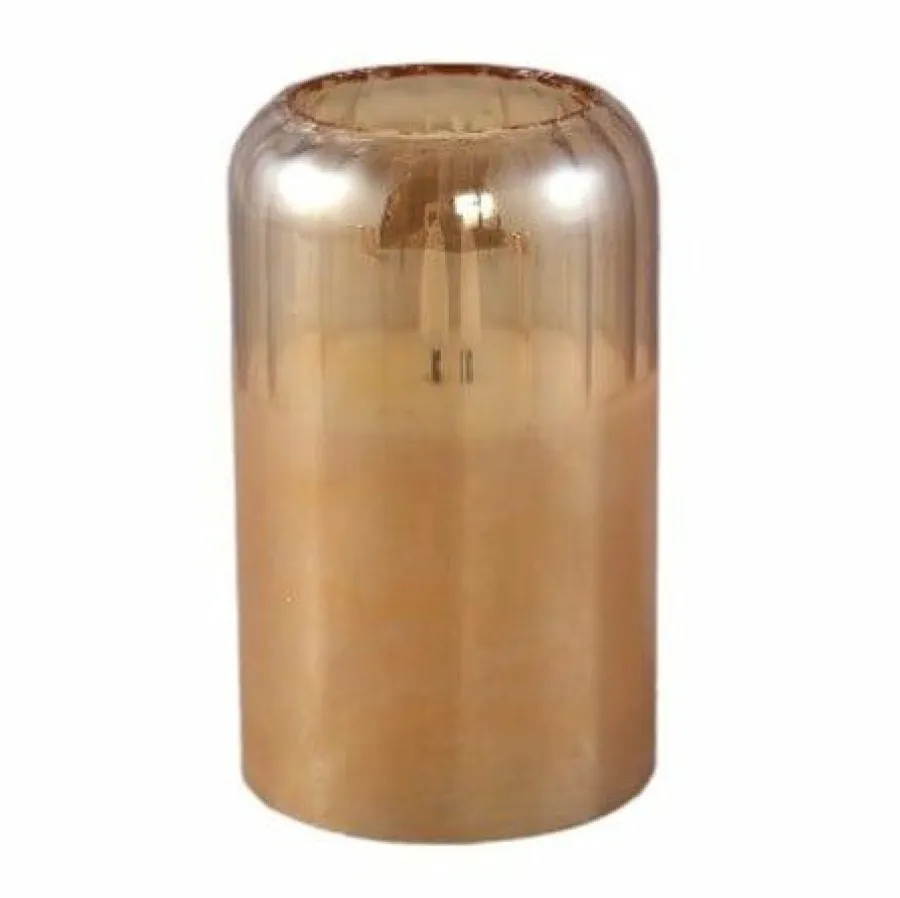 PTMD Glas Led Amber candle M Sale