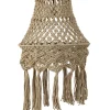PTMD Hanglamp Milley Green cotton macrame Outlet