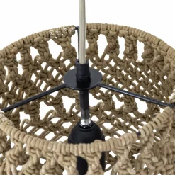 PTMD Hanglamp Milley Green cotton macrame Outlet