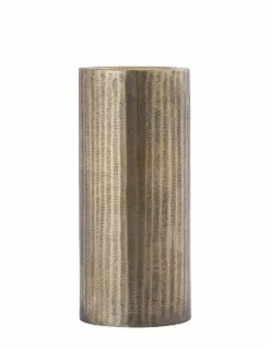 PTMD Kandelaar Jowad Antique Gold alu sheet rib M Discount