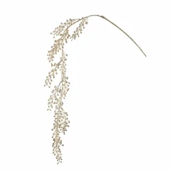 PTMD Kunsttak Berry Plant Zilver berry hanging spray Hot