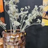PTMD Kunsttak Garden Flower green clematis seed spray Discount