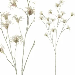 PTMD Kunsttak Garden Flower green clematis seed spray Discount