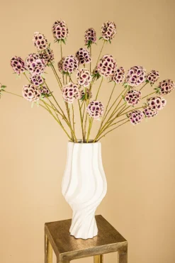 PTMD Kunsttak Garden Flower roze scabiosa Discount