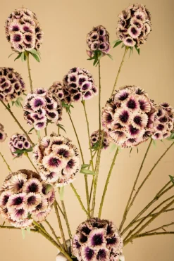PTMD Kunsttak Garden Flower roze scabiosa Discount