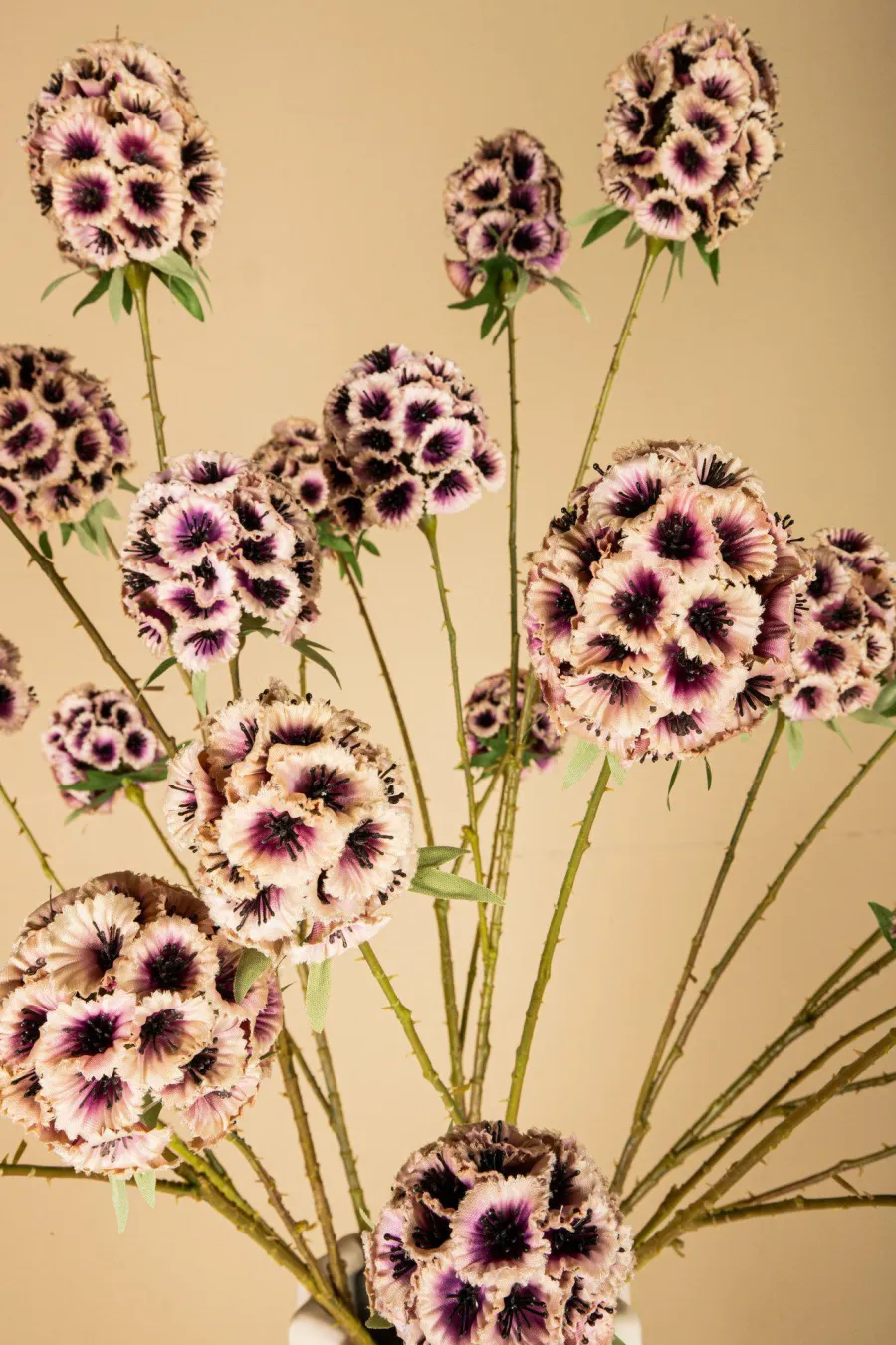 PTMD Kunsttak Garden Flower roze scabiosa Discount