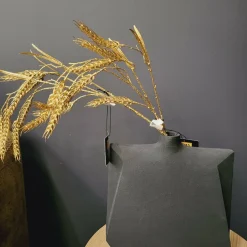 PTMD Kunsttak Leaves Plant gold metallic wheat spray Hot