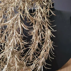 PTMD Kunsttak Leaves Plant champagne podocarpus spray
