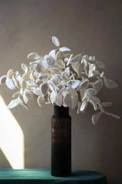 PTMD Kunsttak Leaves Plant eucalyptus soft wit Online