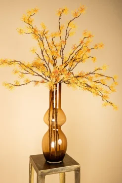 PTMD KunsttakTwig Plant hamamelis geel - oranje Hot