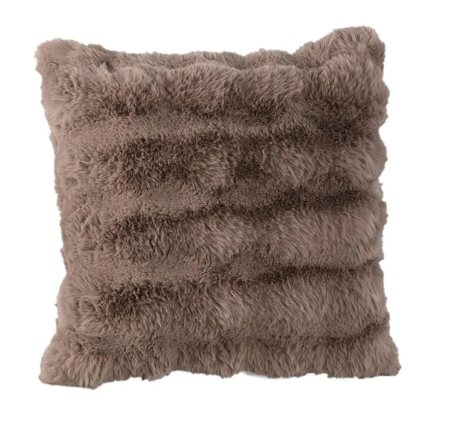 PTMD Kussen Dunae Taupe vierkant S Outlet