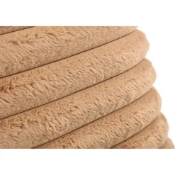 PTMD Kussen Hadi Beige Geribbeld vierkant groot Online