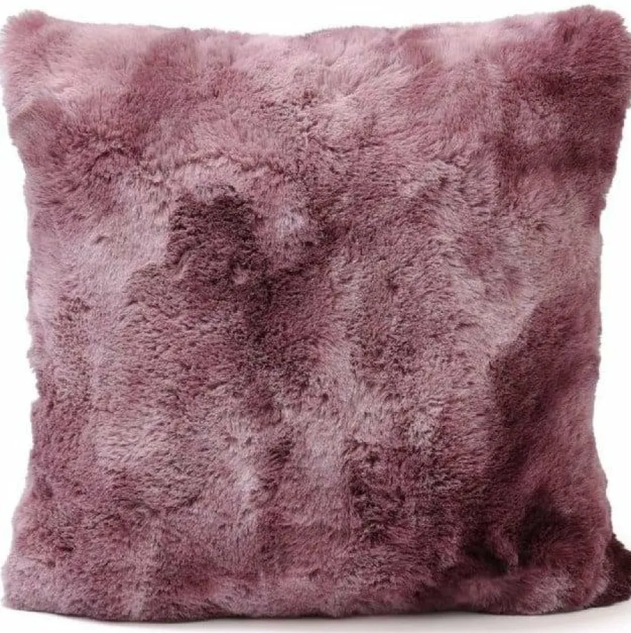 PTMD Kussen Linde Burgundy faux fur square S Online
