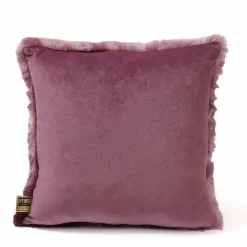 PTMD Kussen Linde Burgundy faux fur square S Online