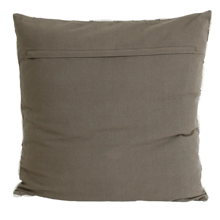PTMD Kussen Zaraa Taupe katoen kussen weavy S Discount
