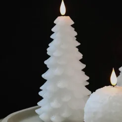 PTMD LED Kaars Boom sneeuw bewegende vlam L Discount