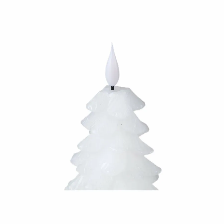 PTMD LED Kaars Boom sneeuw bewegende vlam L Discount