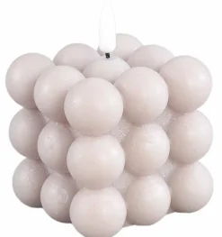 PTMD LED Licht Kaars Bubble beige S Best