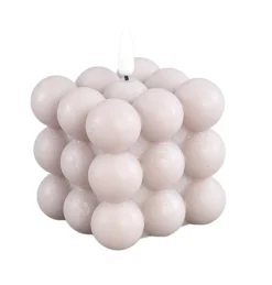 PTMD LED Licht Kaars Bubble beige S Best