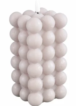 PTMD LED Licht Kaars Bubble beige L