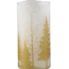PTMD LED Licht Kaars goud tree met beweegbare vlam L Discount