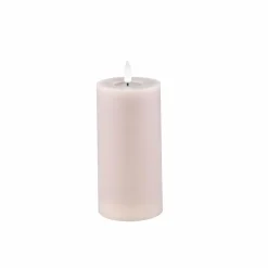 PTMD LED Licht Kaars smooth beige met beweegbare vlam M Best