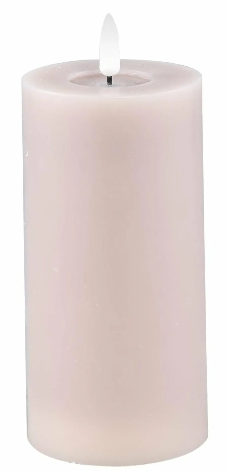 PTMD LED Licht Kaars smooth beige met beweegbare vlam M Best