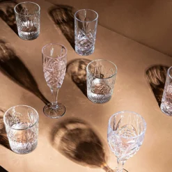 PTMD Longdrink glas Crystal clear rond - 6 stuks Outlet