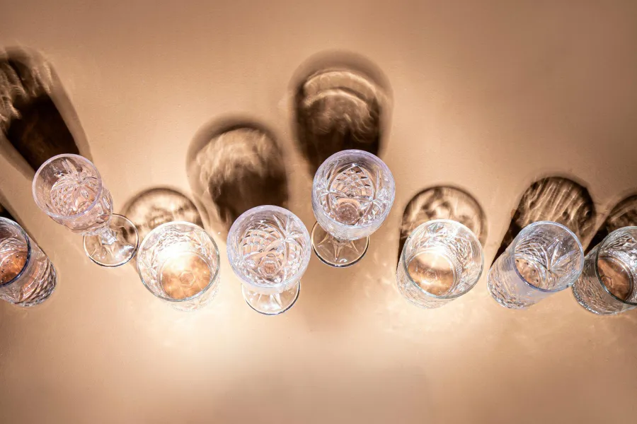 PTMD Longdrink glas Crystal clear rond - 6 stuks Outlet